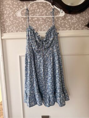 Cider blue floral dress